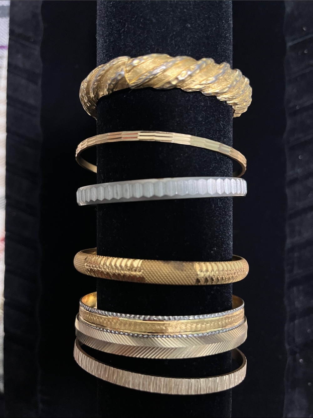 Mixed Metal Bangles